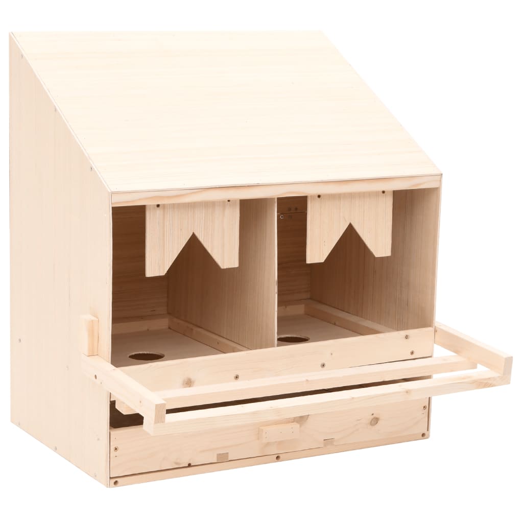 Legenest Für Hühner 3 Fächer Massivholz Kiefer