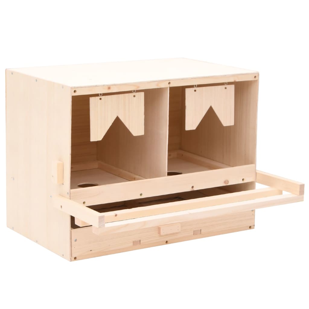 Legenest Für Hühner 3 Fächer Massivholz Kiefer