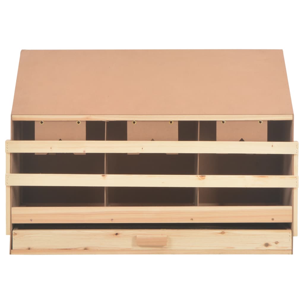 Legenest Für Hühner 3 Fächer Massivholz Kiefer