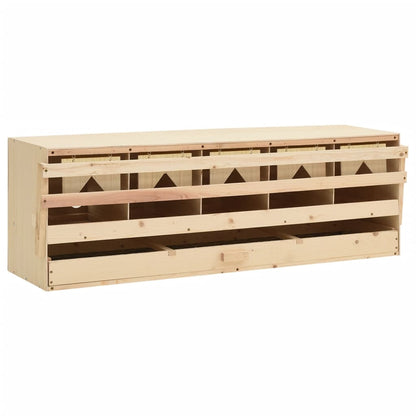 Legenest Für Hühner 3 Fächer Massivholz Kiefer