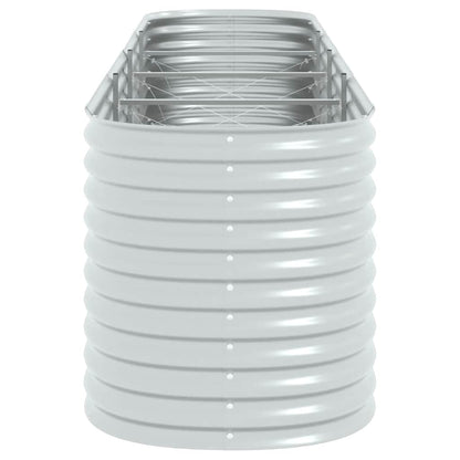 Garten-Hochbeet 400 X 80 X 81 Cm Verzinkter Stahl N
