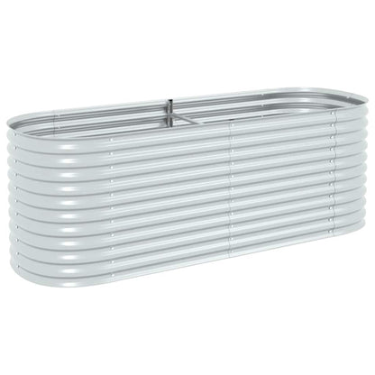 Garten-Hochbeet 240 X 80 X 81 Cm Verzinkter Stahl N