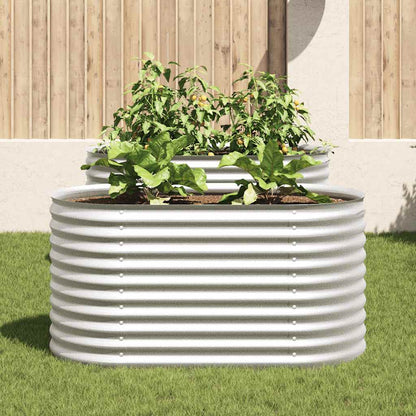 Garten-Hochbeet 160X80X81 Cm Verzinkter Stahl N