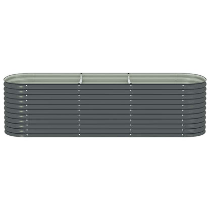 Garten-Hochbeet 320X80X81 Cm Verzinkter Stahl
