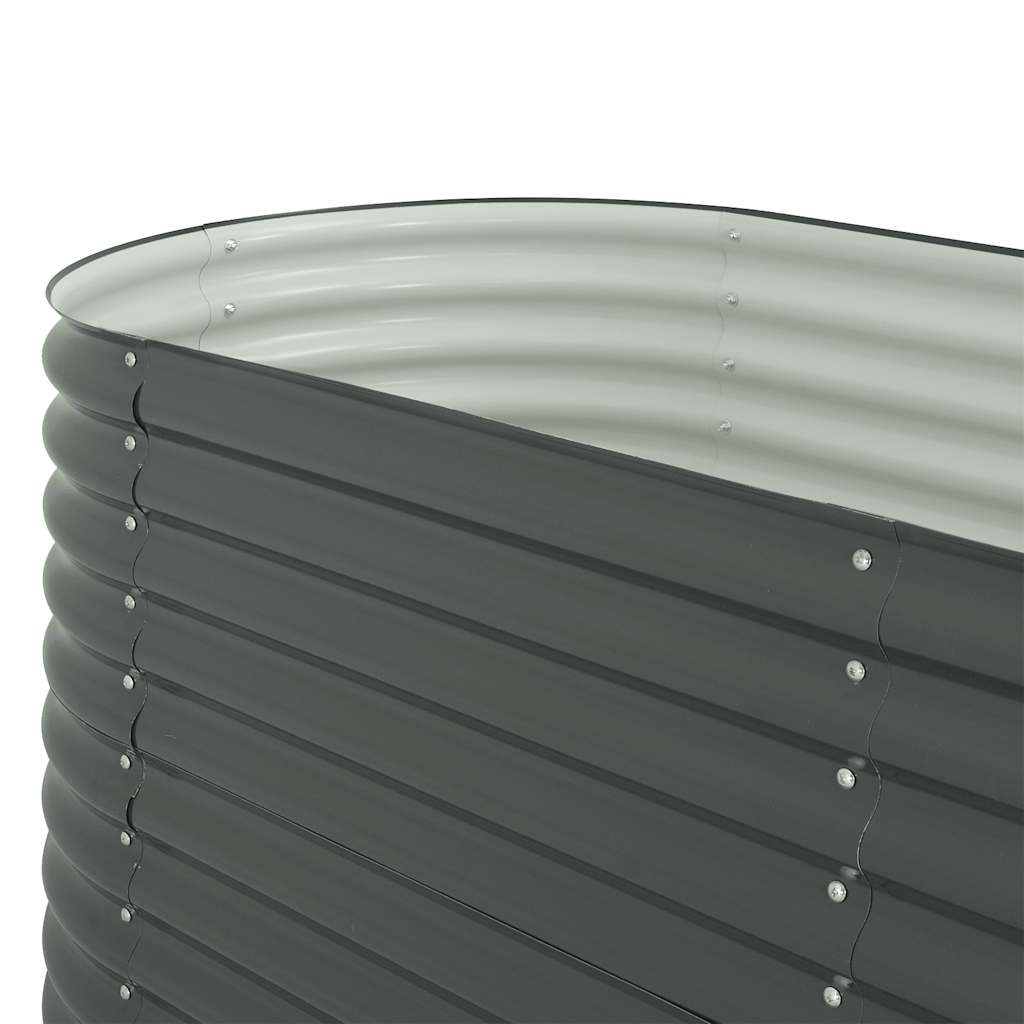 Garten-Hochbeet 320X80X81 Cm Verzinkter Stahl