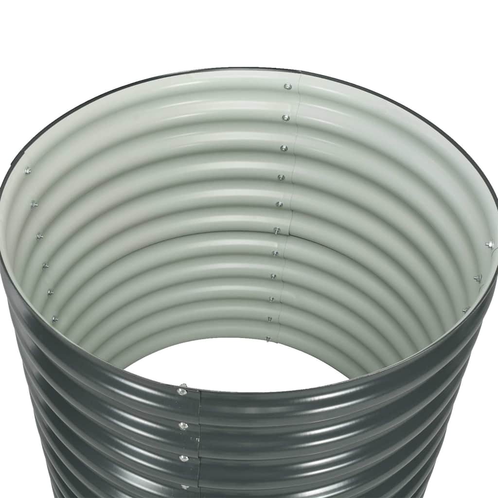 Garten-Hochbeet 80X80X81 Cm Verzinkter Stahl