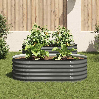 Garten-Hochbeet 160X80X44 Cm Verzinkter Stahl
