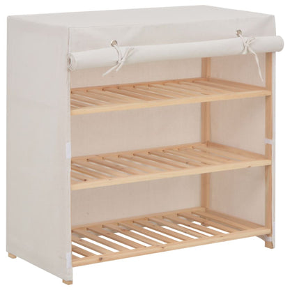 Schuhschrank Mit Abdeckung 79 X 40 X 80 Cm Stoff