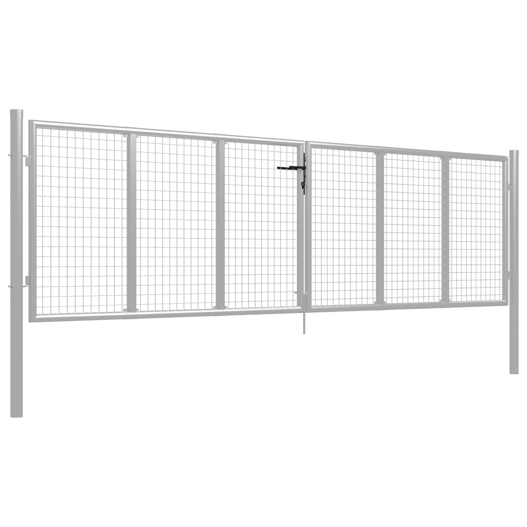Gartentor Verzinkter Stahl 400 X 100 Cm
