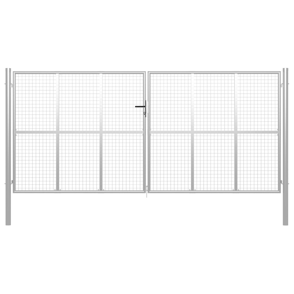 Gartentor Verzinkter Stahl 400 X 100 Cm