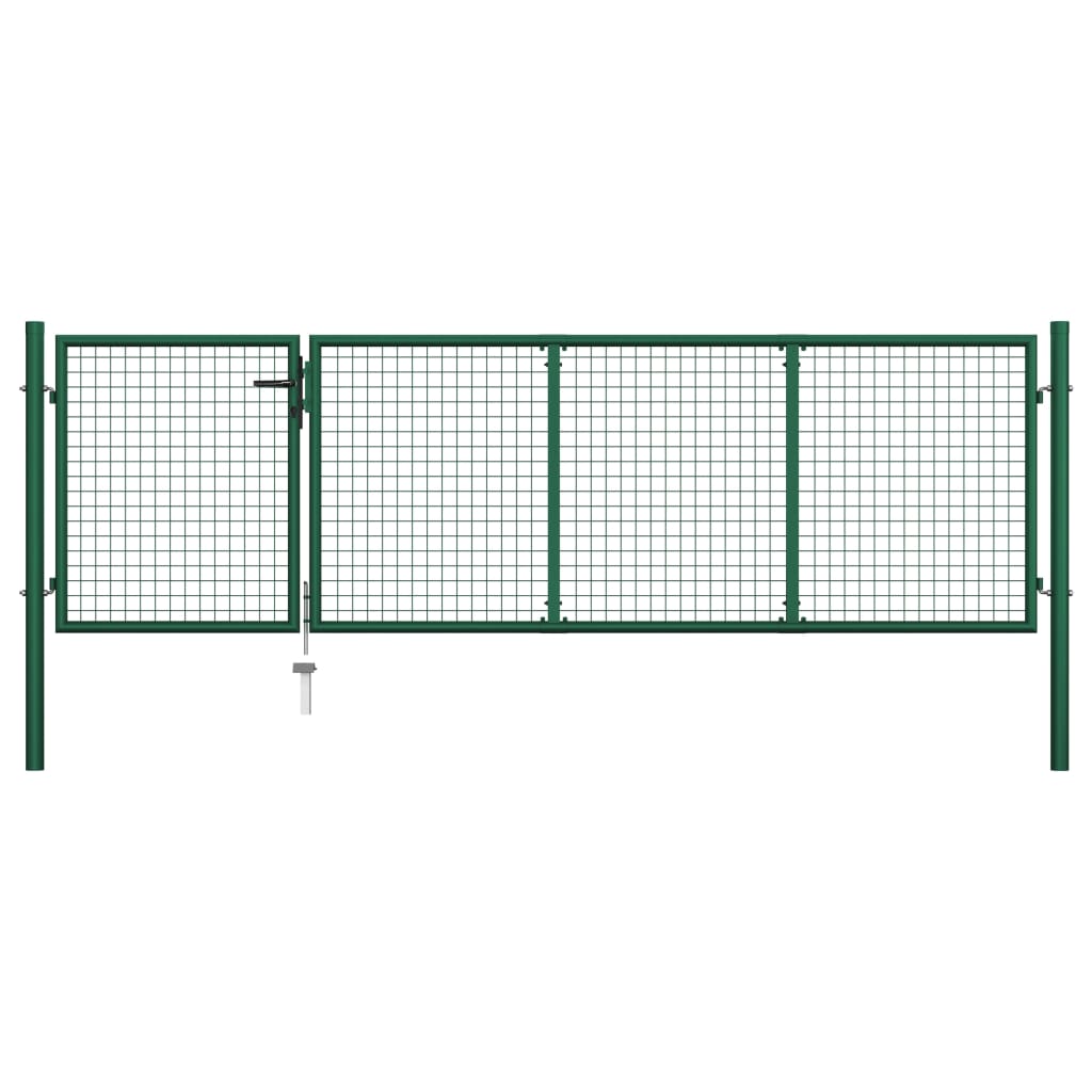 Gartentor Aus Stahl 350 X 100 Cm