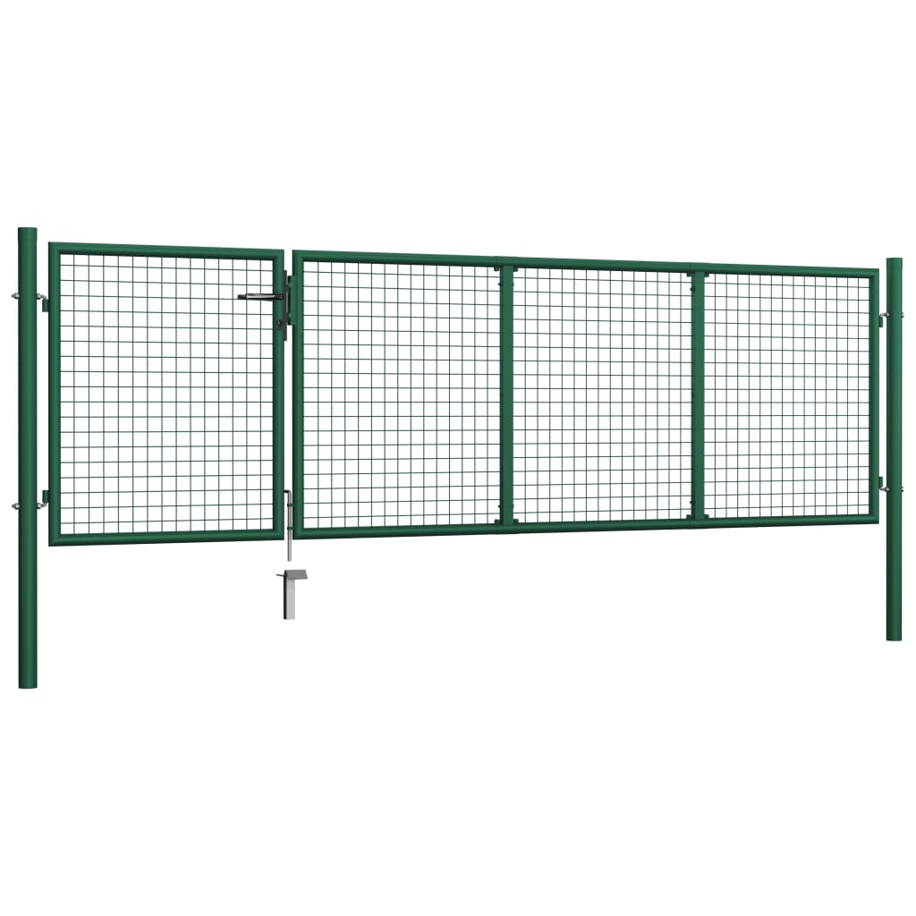 Gartentor Aus Stahl 350 X 100 Cm