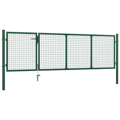 Gartentor Aus Stahl 350 X 100 Cm