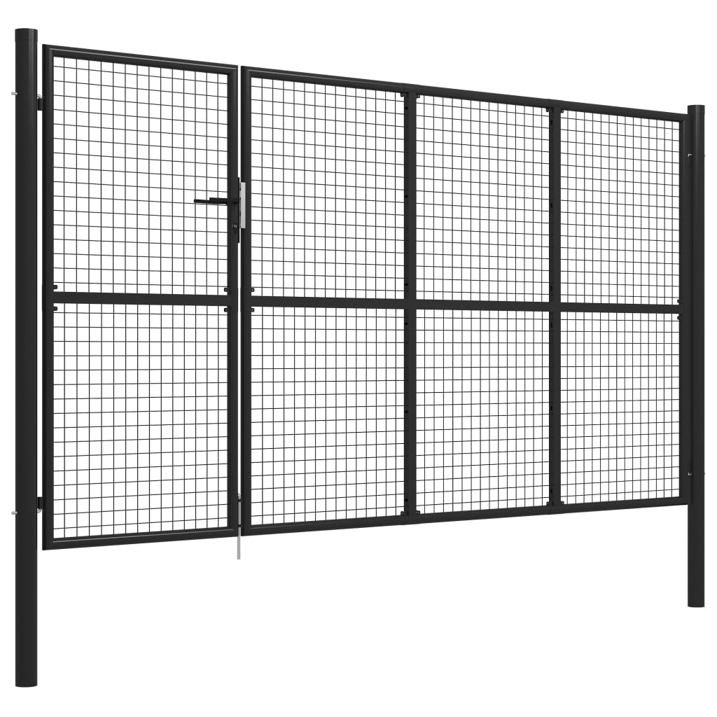 Gartentor Aus Stahl 350 X 150 Cm