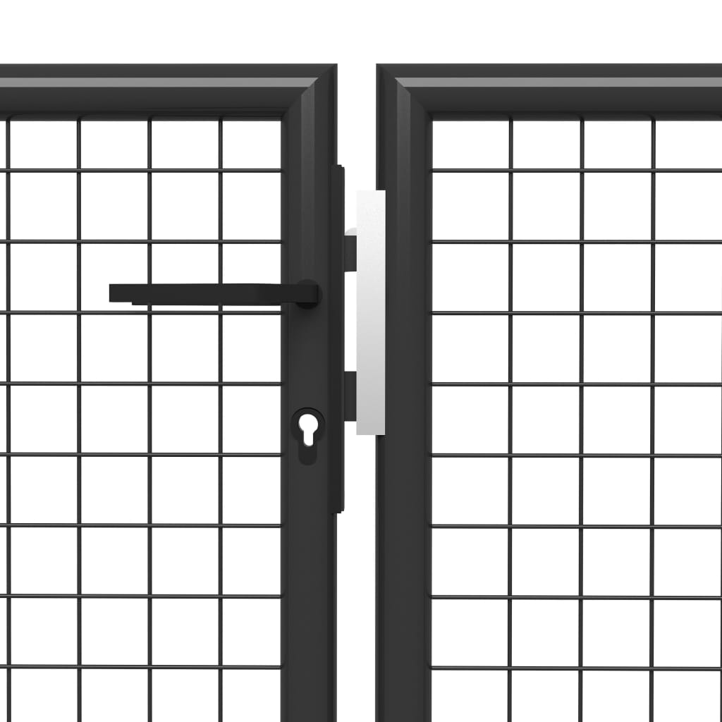 Gartentor Aus Stahl 350 X 150 Cm