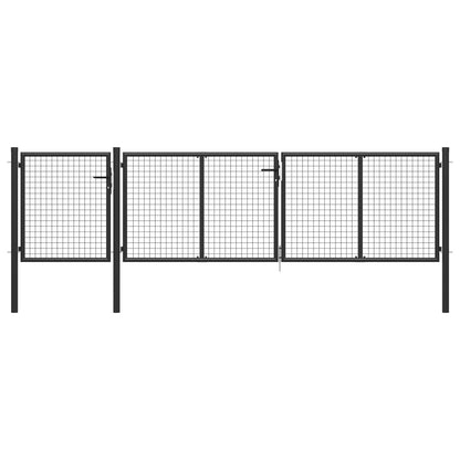 Gartentor Aus Stahl 400 X 100 Cm