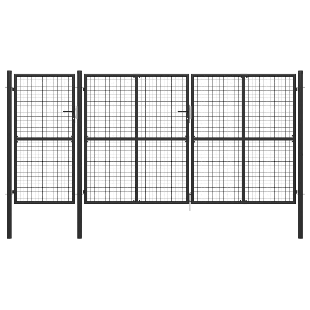 Gartentor Stahl 400 X 150 Cm