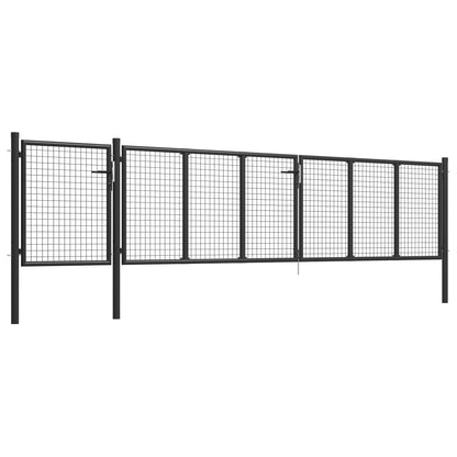 Gartentor Stahl 500×75 Cm