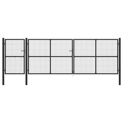 Gartentor Stahl 500×150 Cm