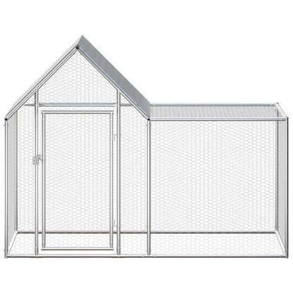 Hühnerstall 2X1X1,5 M Verzinkter Stahl