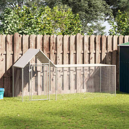 Hühnerstall 2X1X1,5 M Verzinkter Stahl