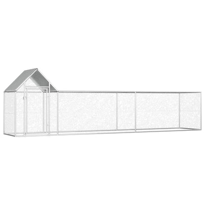 Hühnerstall 2X1X1,5 M Verzinkter Stahl