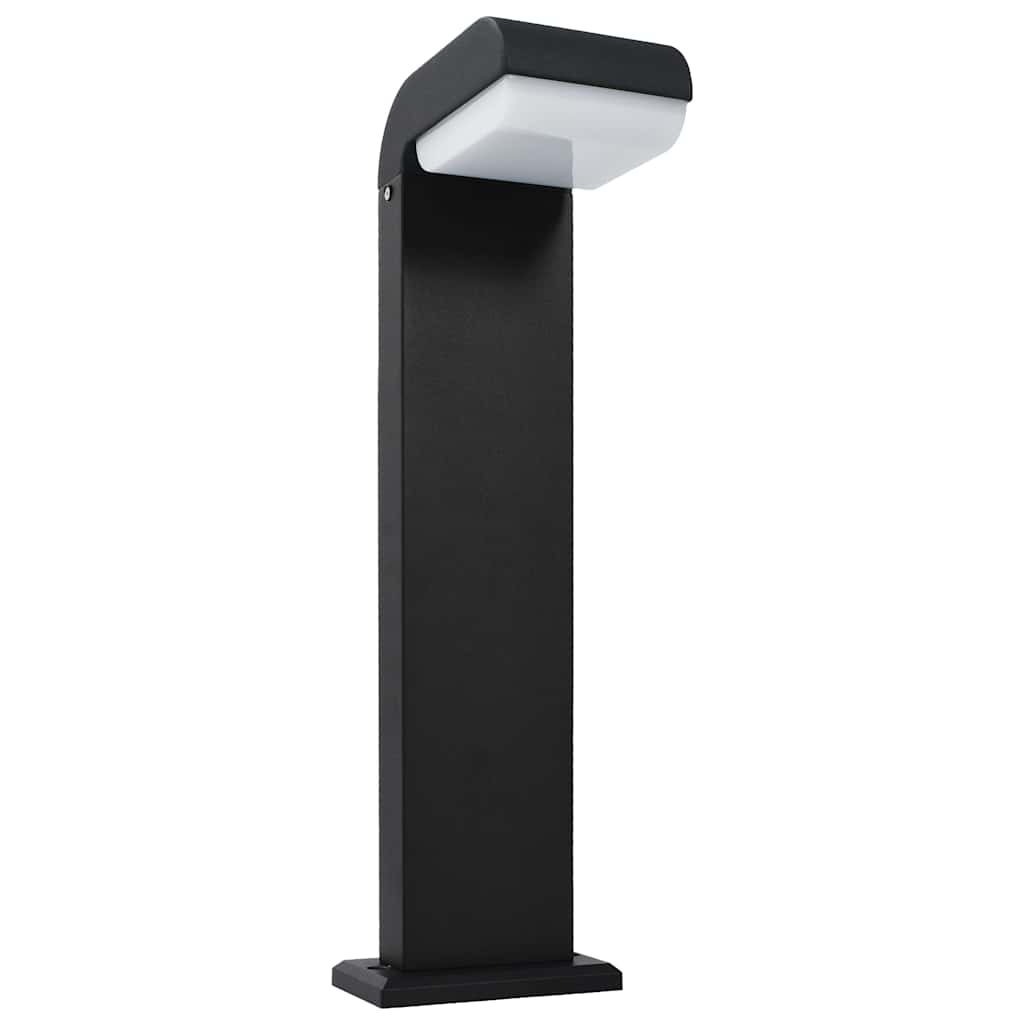 Gartenleuchte Led 9 W Schwarz Oval Silber