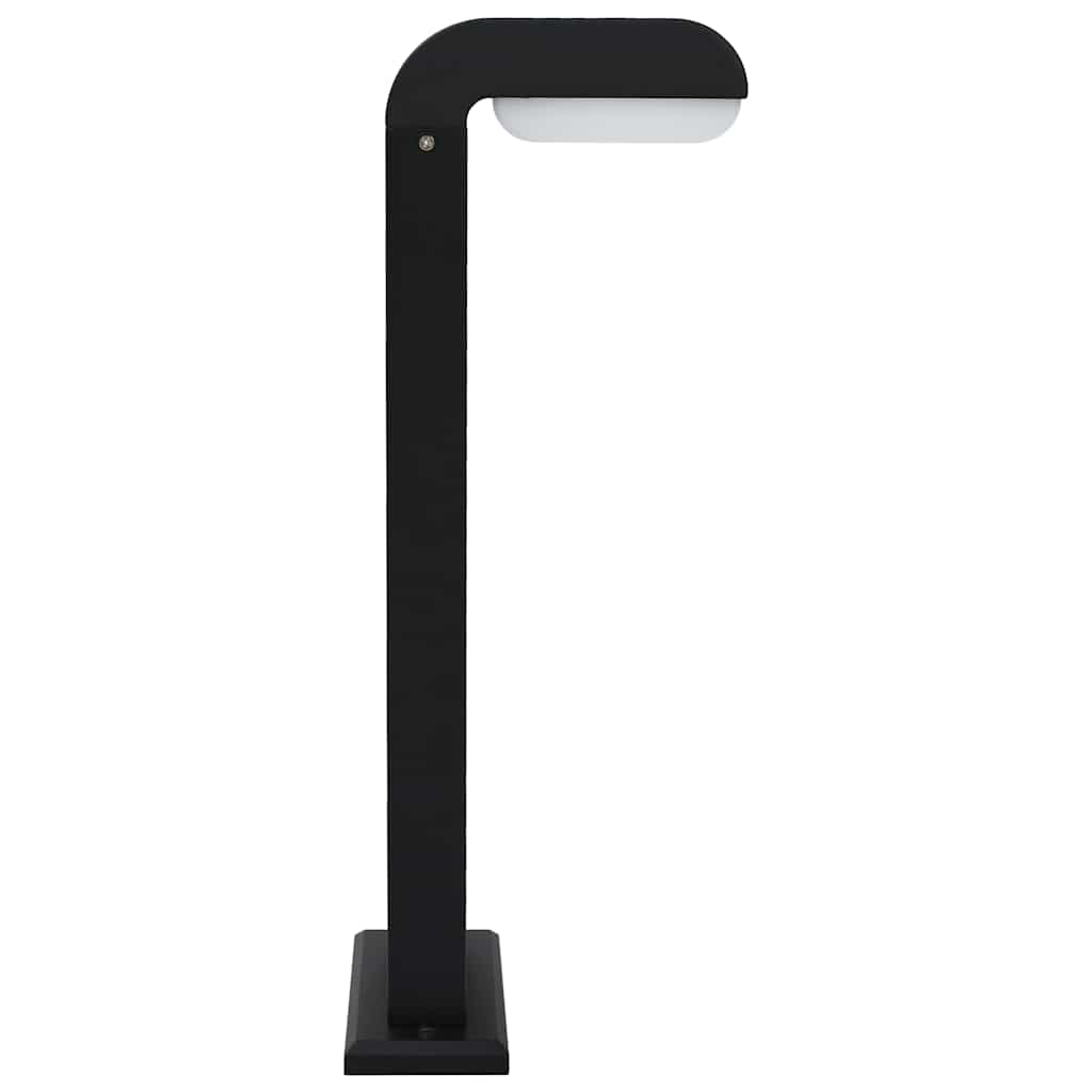 Gartenleuchte Led 9 W Schwarz Oval Silber