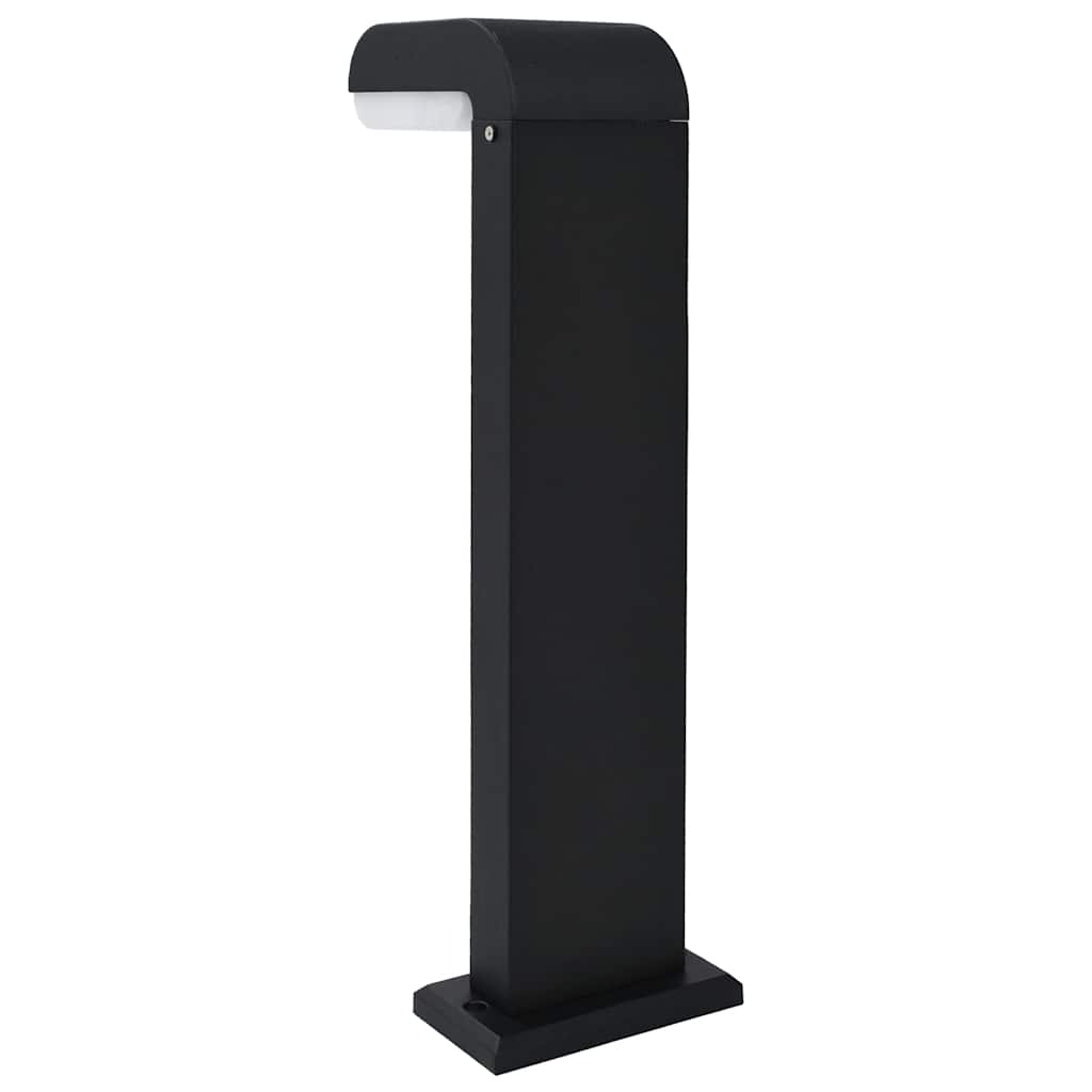 Gartenleuchte Led 9 W Schwarz Oval Silber