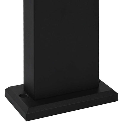 Gartenleuchte Led 9 W Schwarz Oval Silber