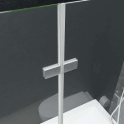 Faltbare Duschkabine 2 Paneele Esg 95 X 140 Cm