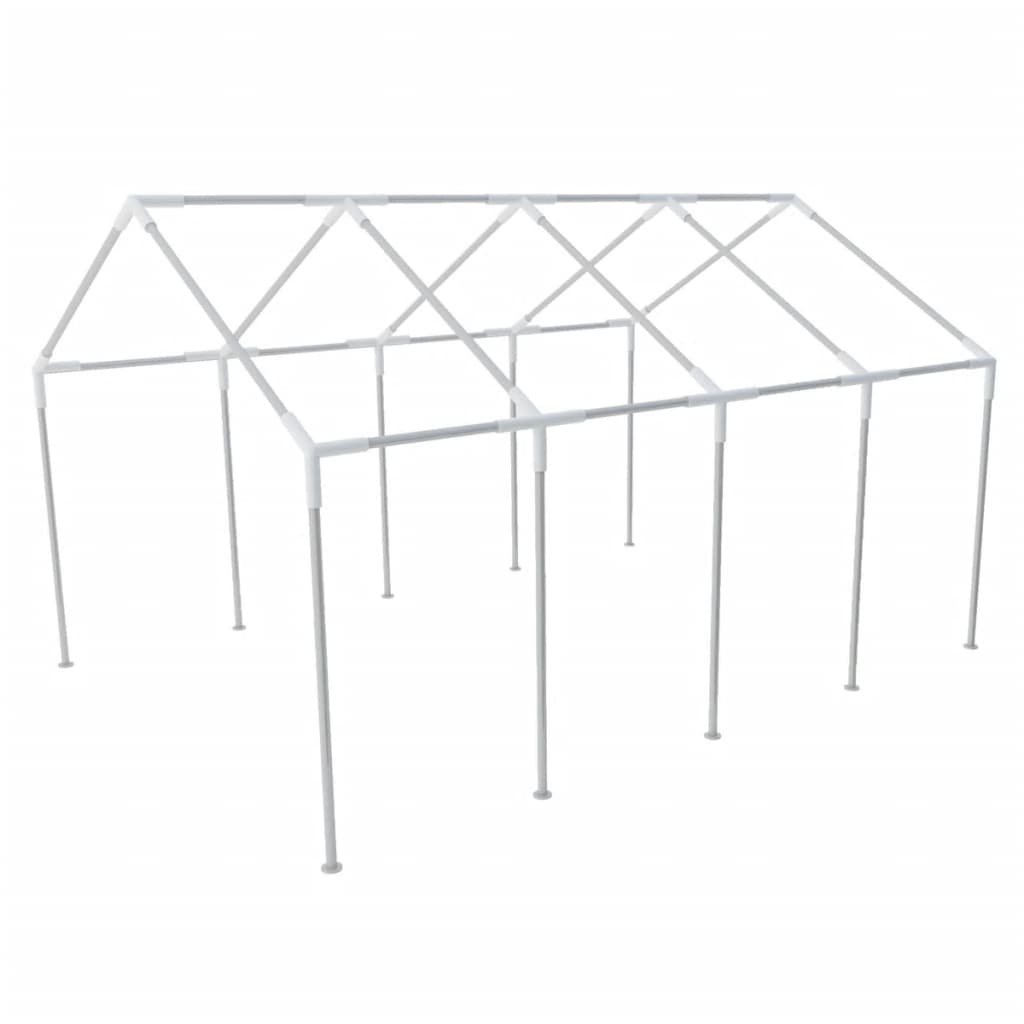 Pavillon Stahlgestell Partyzeltrahmen Zeltrahmen Gestell 8 X 4 M Petrolgrün
