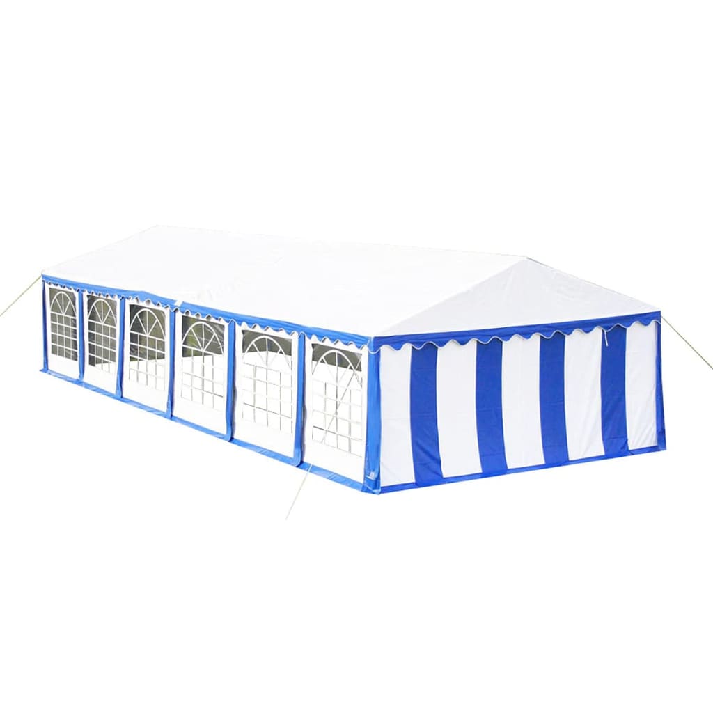 Ersatzdach Dachplane Seitenteile Festzelt Party Zelt 12 X 6M Blau&Weiß Weiß