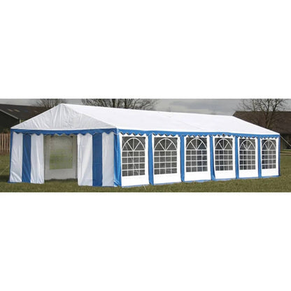Ersatzdach Dachplane Seitenteile Festzelt Party Zelt 12 X 6M Blau&Weiß Weiß