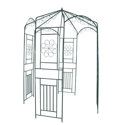 Rosenpavillon 250 Cm Dunkelgrün Creme