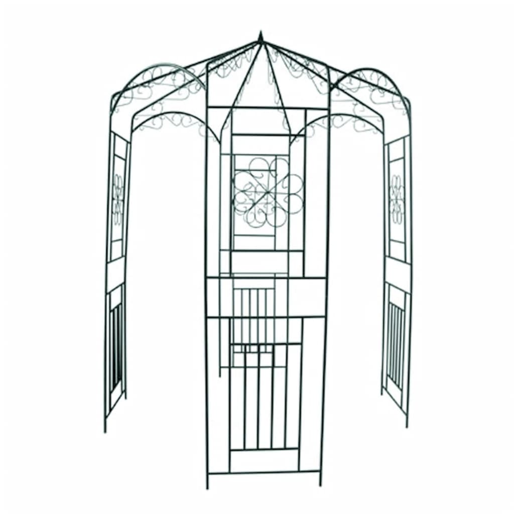 Rosenpavillon 250 Cm Dunkelgrün Creme