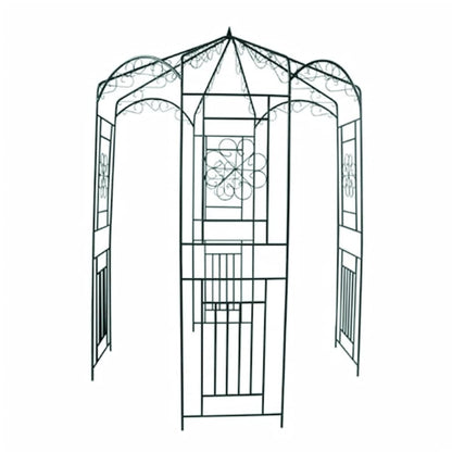 Rosenpavillon 250 Cm Dunkelgrün Creme