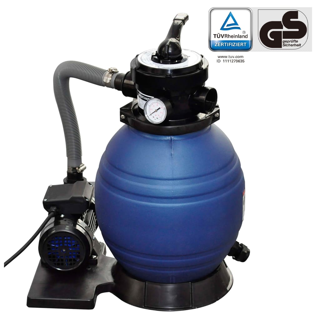 Sandfilterpumpe 400 W 11.000 L/H