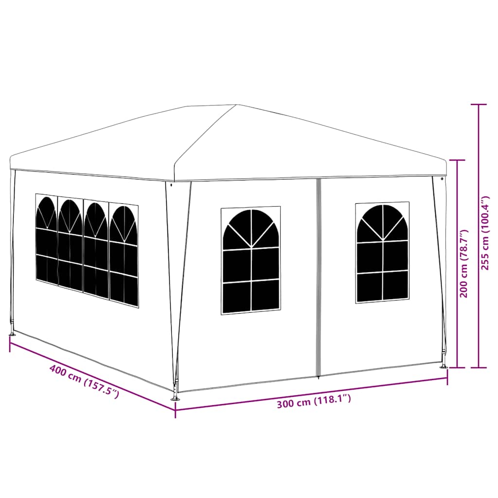 Partyzelt 3X4 M