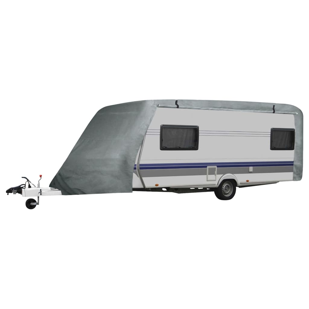 Wohnwagen-Abdeckung Grau Gr.