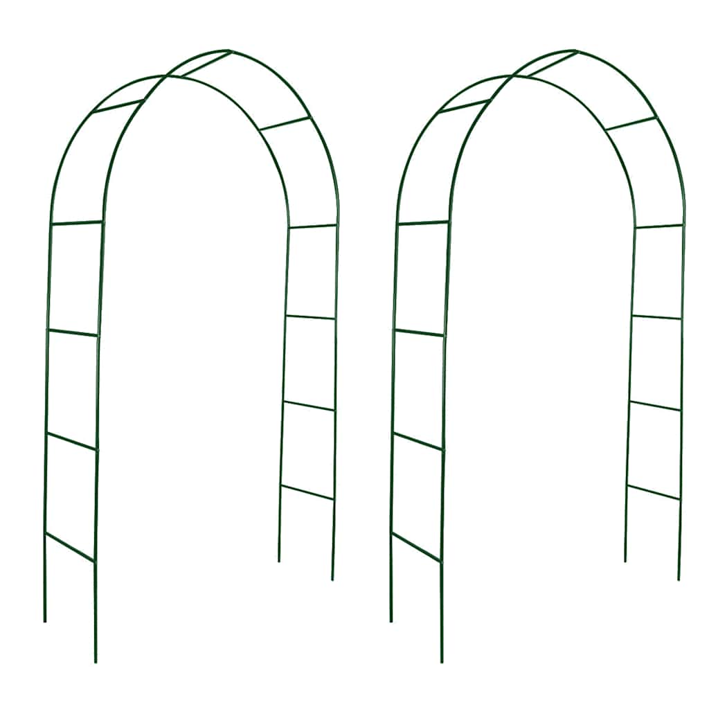 2X Garten Rosenbogen Torbogen Rankgitter Rosensäule