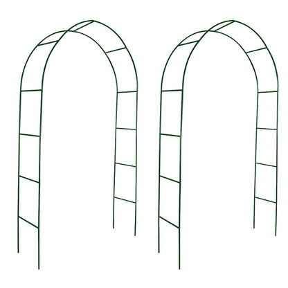 2X Garten Rosenbogen Torbogen Rankgitter Rosensäule