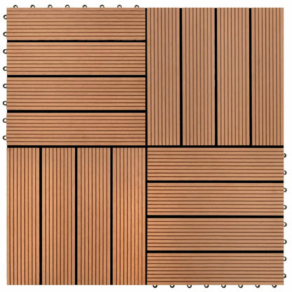 Wpc Fliese Barfussdiele Terrassenfliese Bodenfliese