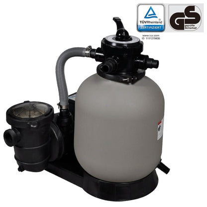 Sandfilterpumpe 600 W 17.000 L/H