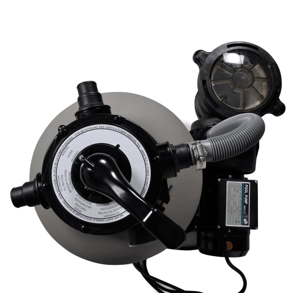 Sandfilterpumpe 600 W 17.000 L/H