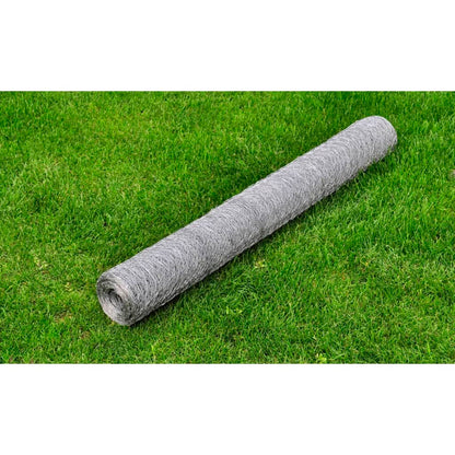 Drahtzaun Für Hühner Verzinkter Stahl 25X1 M N