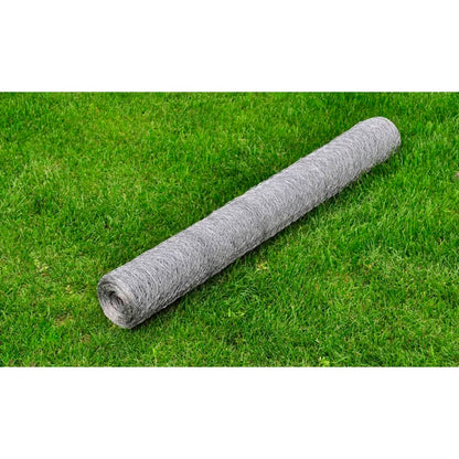 Drahtzaun Für Hühner Verzinkter Stahl 25X1 M N