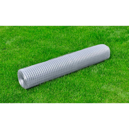 Drahtzaun Für Hühner Verzinkter Stahl 25X1 M N Silber