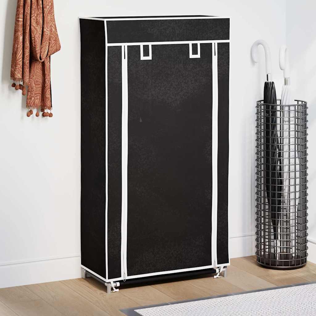 Schuhschrank Mit Abdeckung 58 X 28 X 106 Cm Stoff