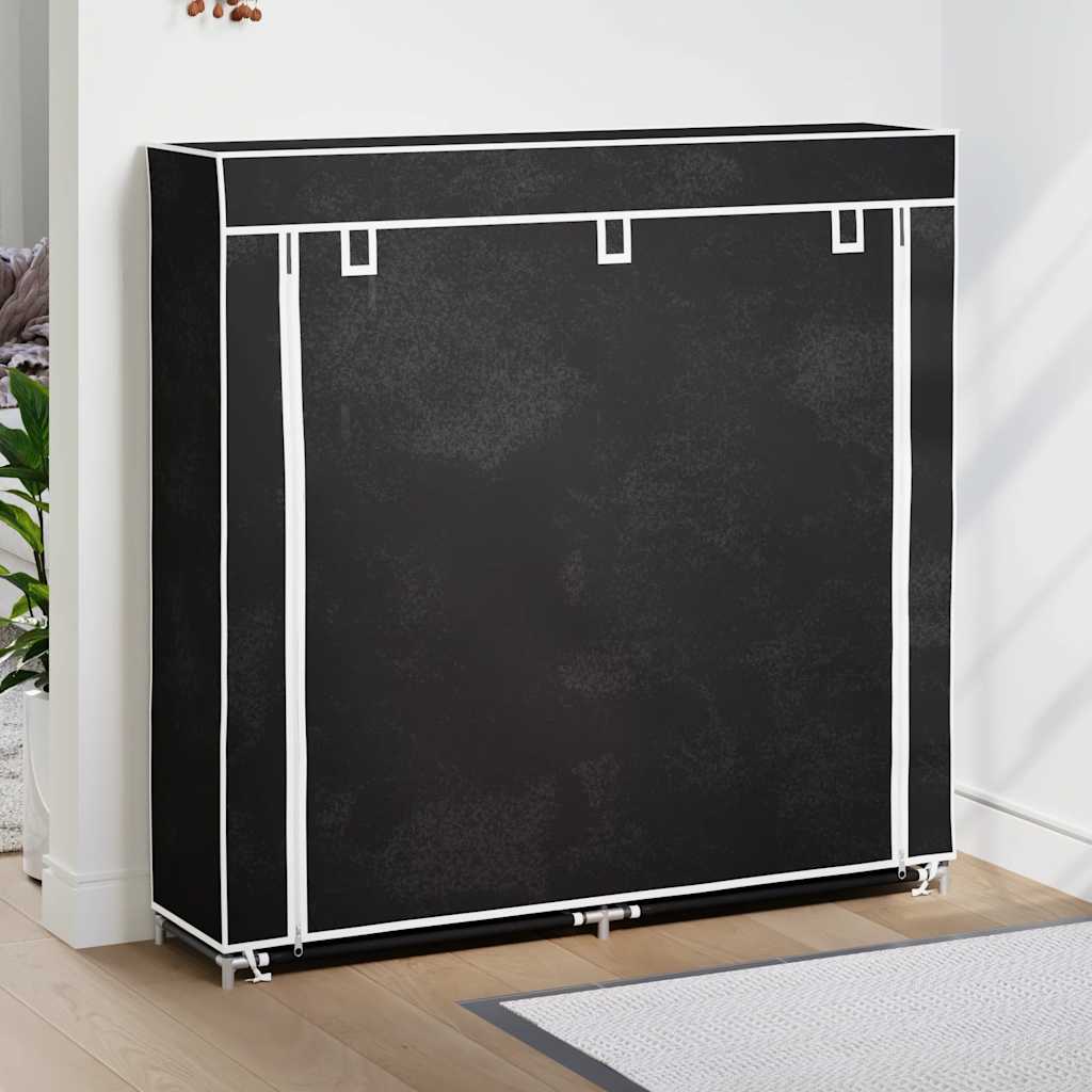 Schuhschrank Mit Abdeckung 115 X 28 X 110 Cm Stoff